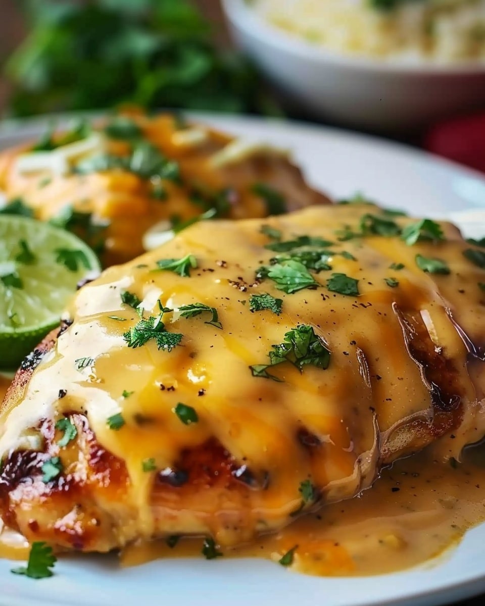Mexican Chicken With Cheese Sauce