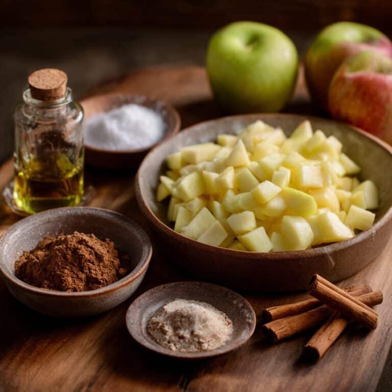 Mini Apple Fritter Waffle Donuts