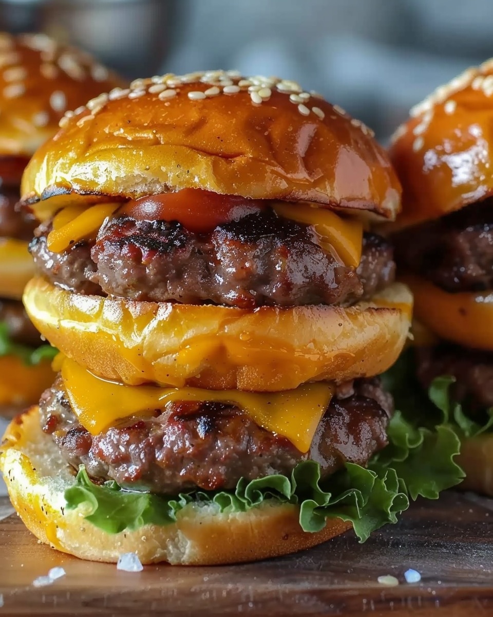 Mini Beef Cheeseburgers