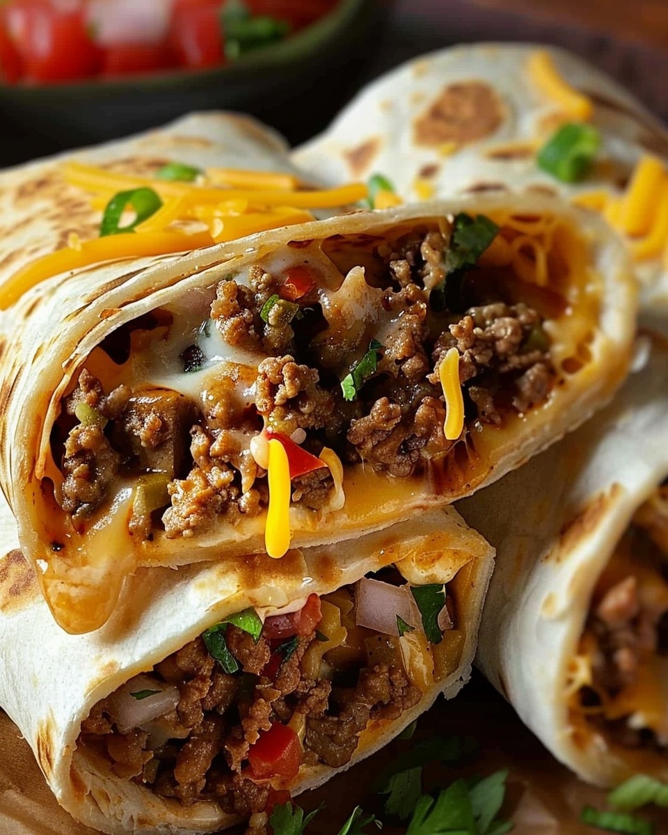 How to make Nacho Cheese Beef Wrap