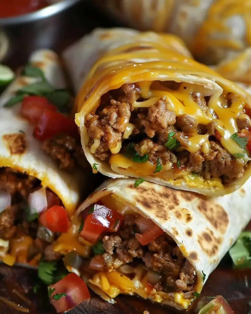 How to make Nacho Cheese Beef Wrap