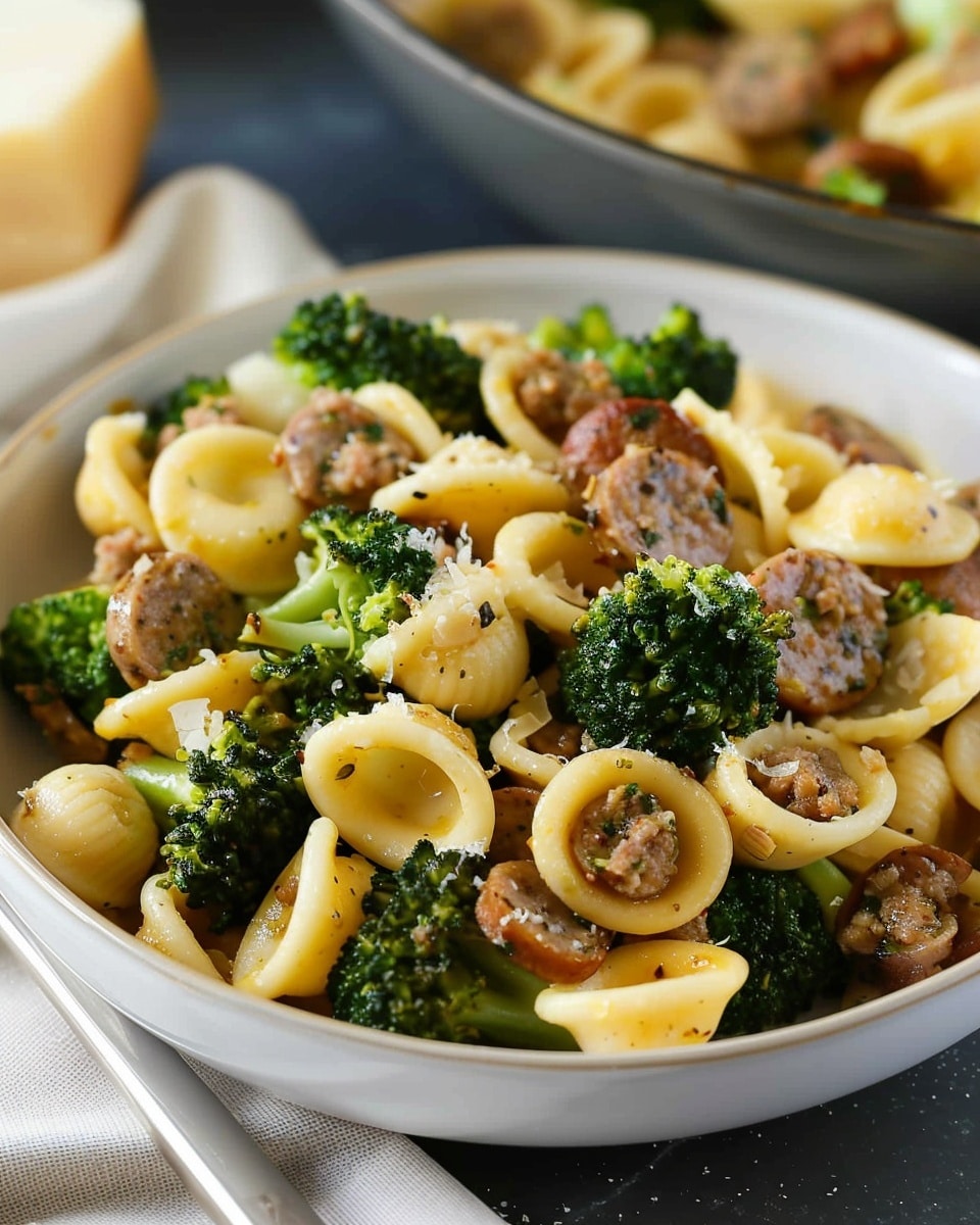 Orecchiette Pasta With Sausage And Broccoli