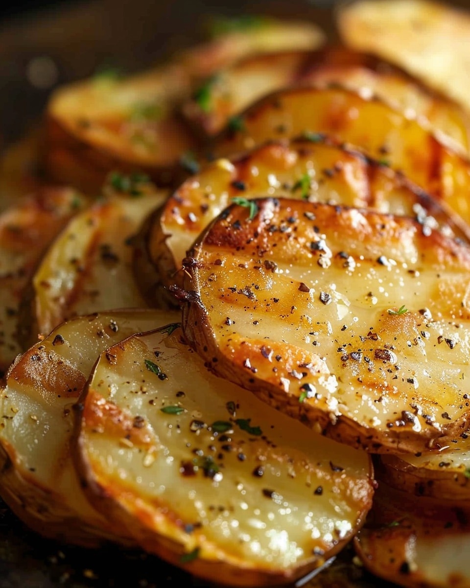 Oven Baked Potato Slices