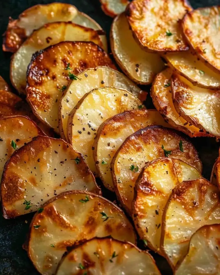 Oven Baked Potato Slices