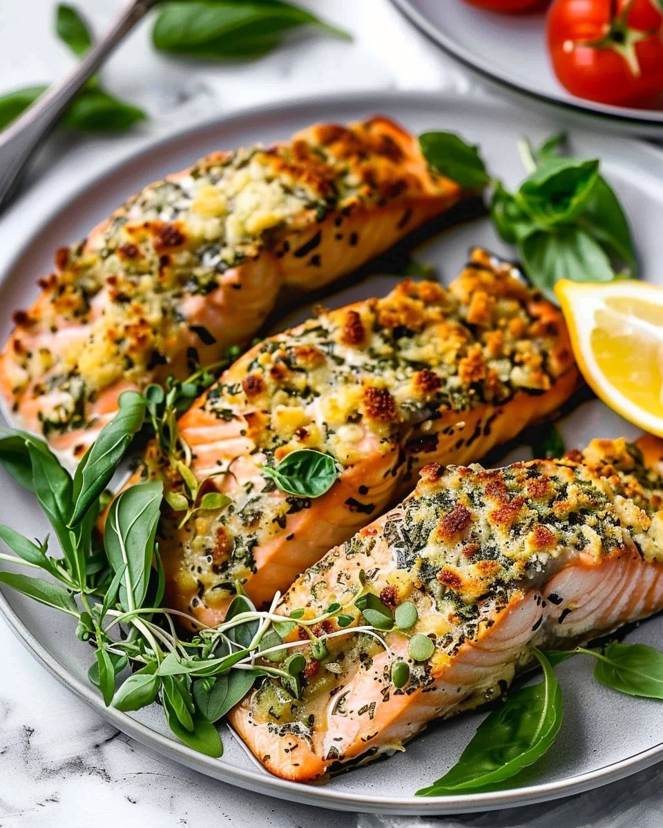 Parmesan-Basil Air Fryer Salmon