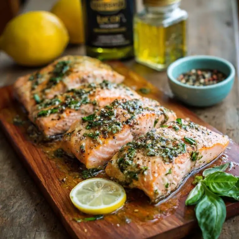 Parmesan-Basil Air Fryer Salmon