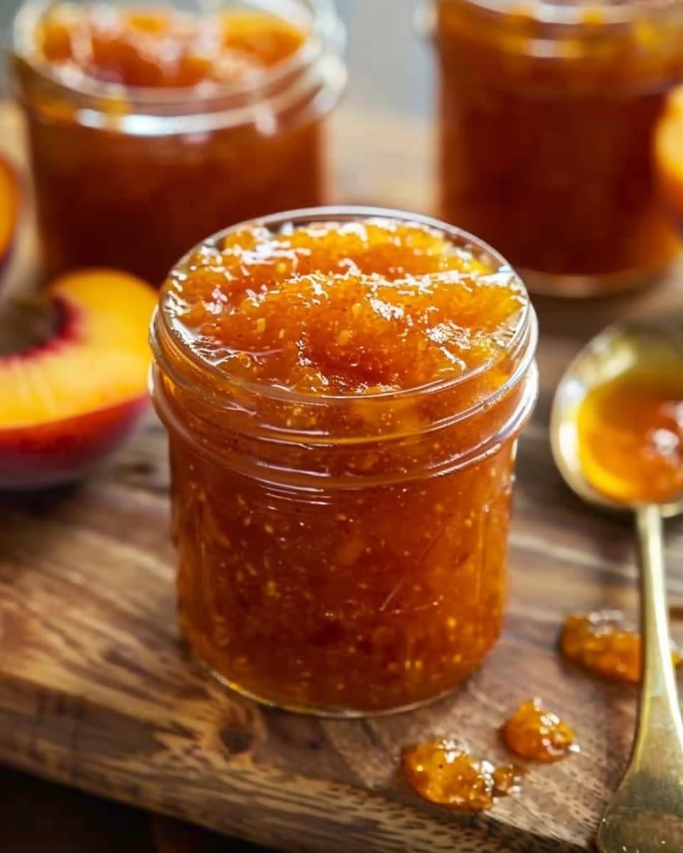 Peach–Honey Sriracha Jam