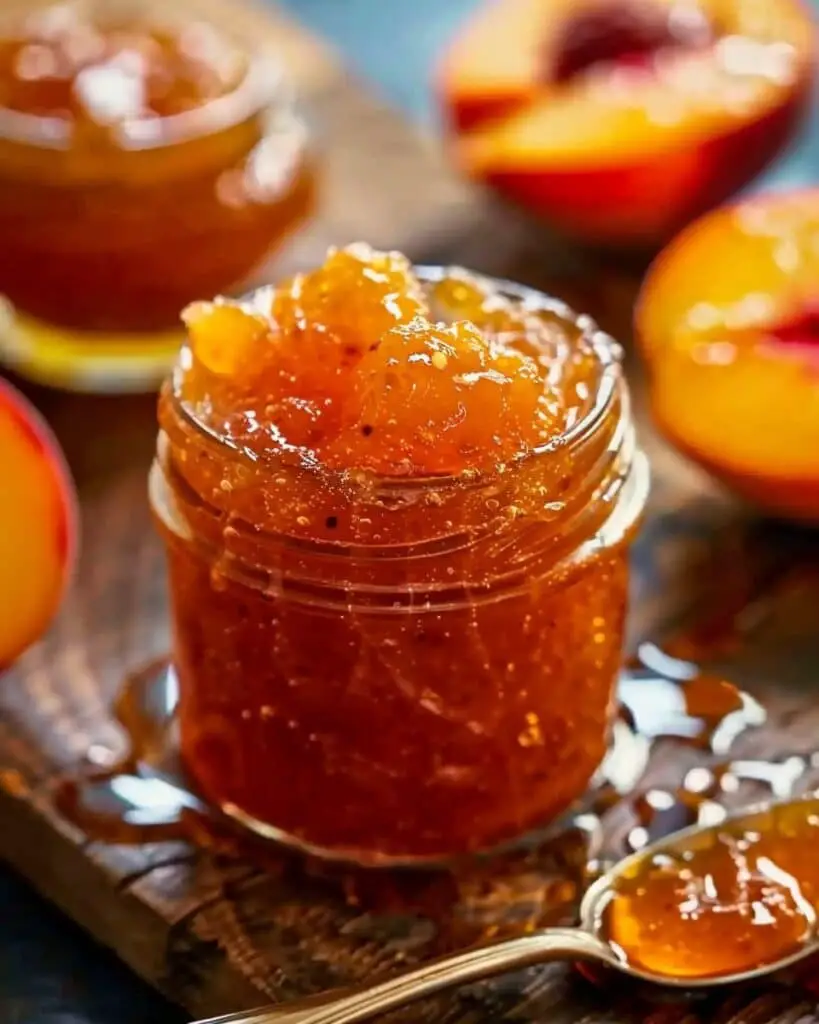 Peach–Honey Sriracha Jam