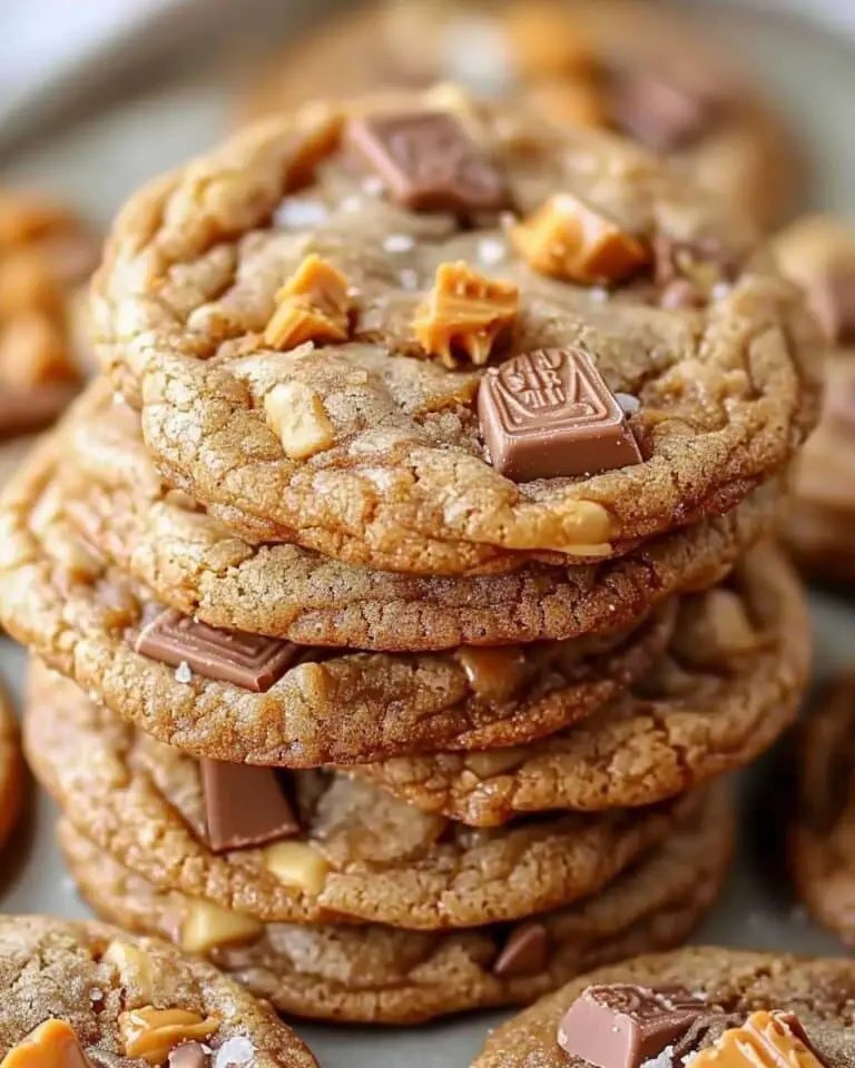 Peanut Butter Butterfinger Cookies