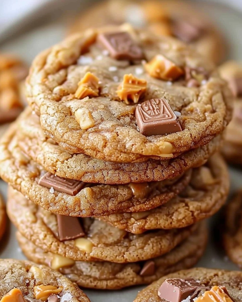 Peanut Butter Butterfinger Cookies