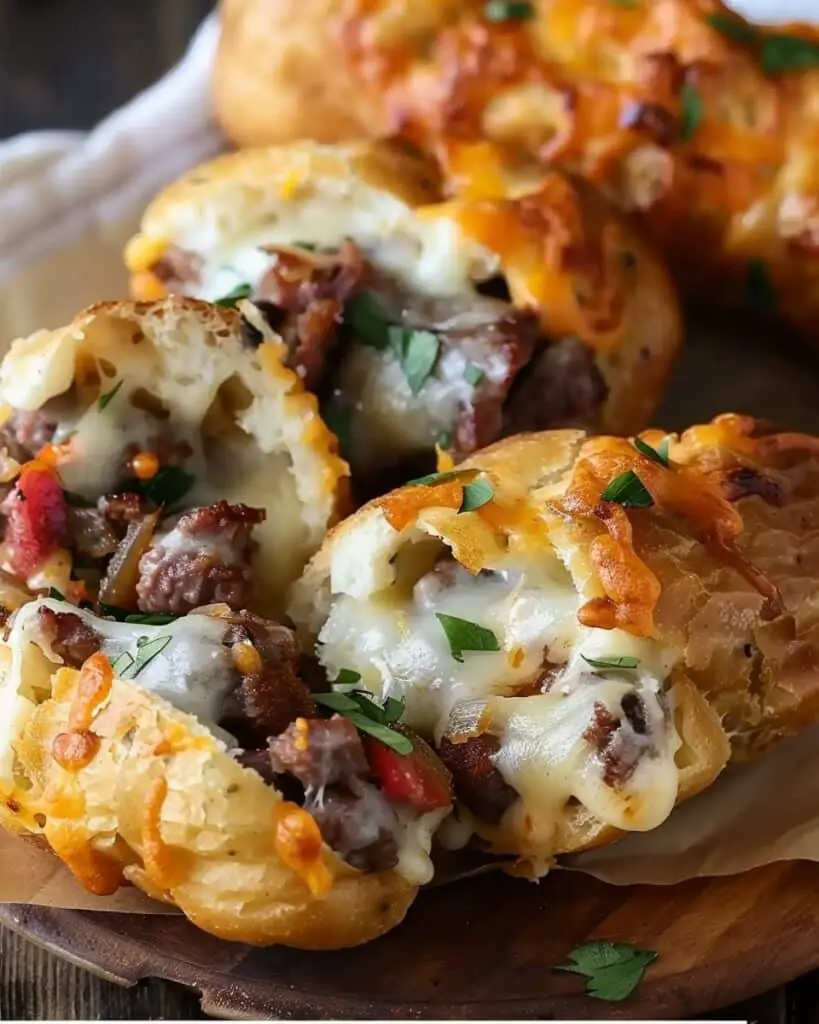 Philly Cheesesteak Bombs