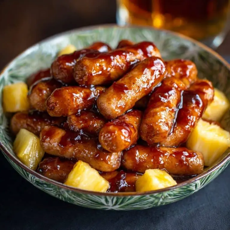 Pineapple Brown Sugar Mississippi Lil’ Smokies Bites