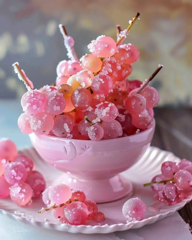 Pink Cotton Candied Grapes Recipe