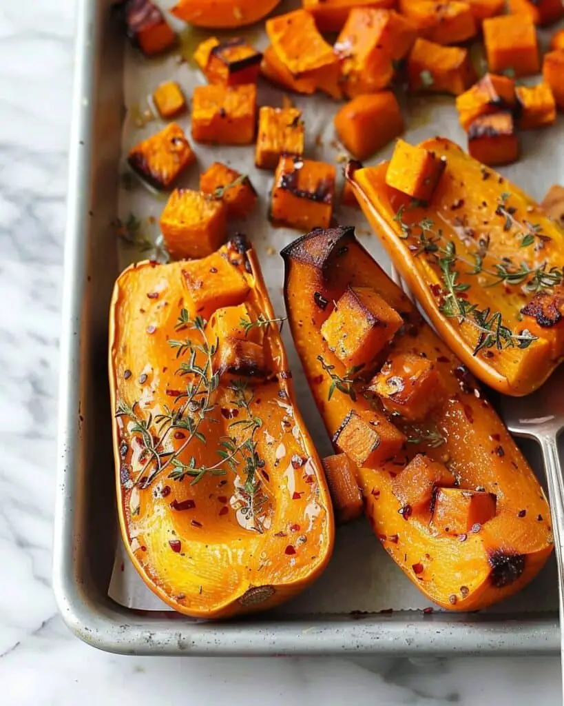 Roasted Butternut Squash Recipe (Oven Baked)