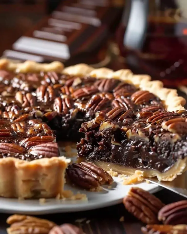 Ruth’s Chris Chocolate Pecan Tart