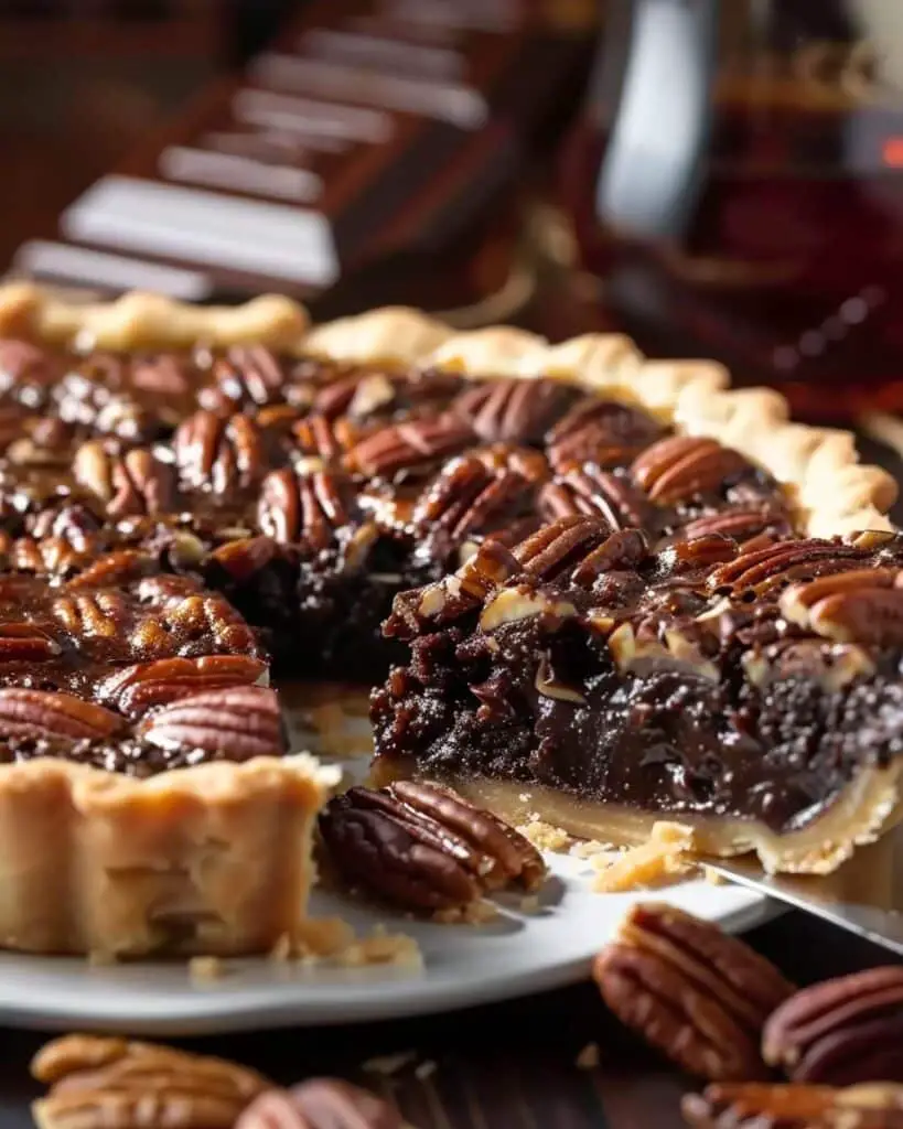 Ruth’s Chris Chocolate Pecan Tart