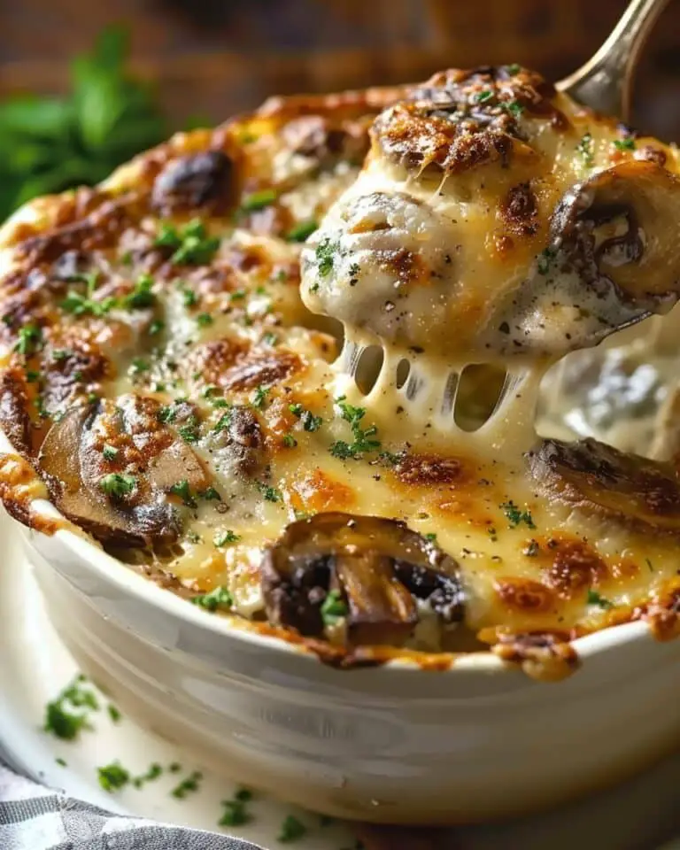 Ruth’s Chris Mushroom & Gruyère Au Gratin
