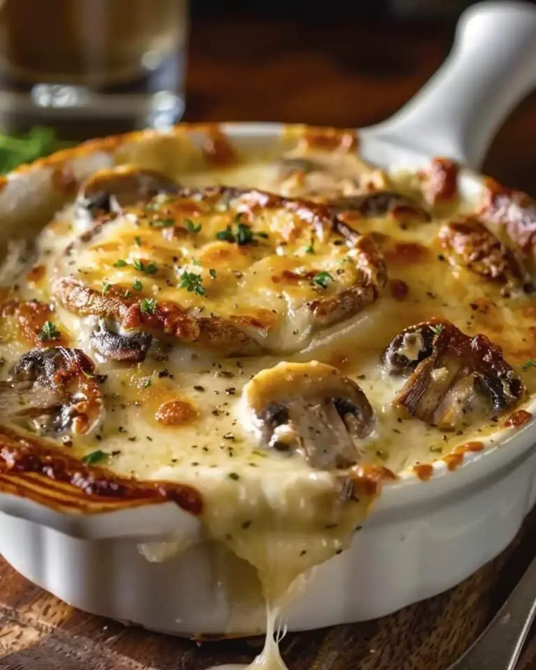Ruth’s Chris Mushroom & Gruyère Au Gratin