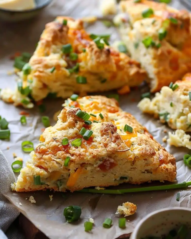 Savory Cheddar & Scallion Scones