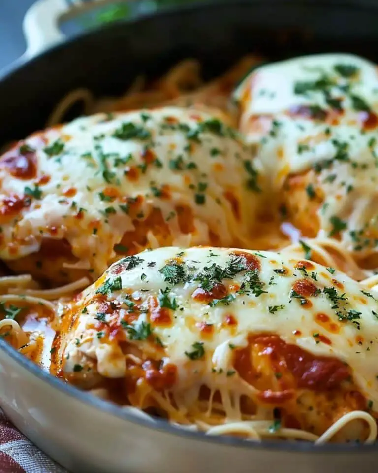Slow Cooker Cheesy Mozzarella Chicken