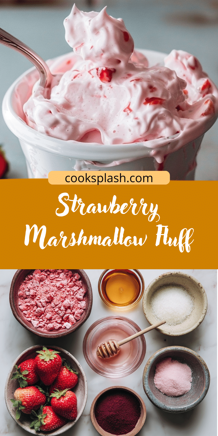 Strawberry Marshmallow Fluff | Cook Splash