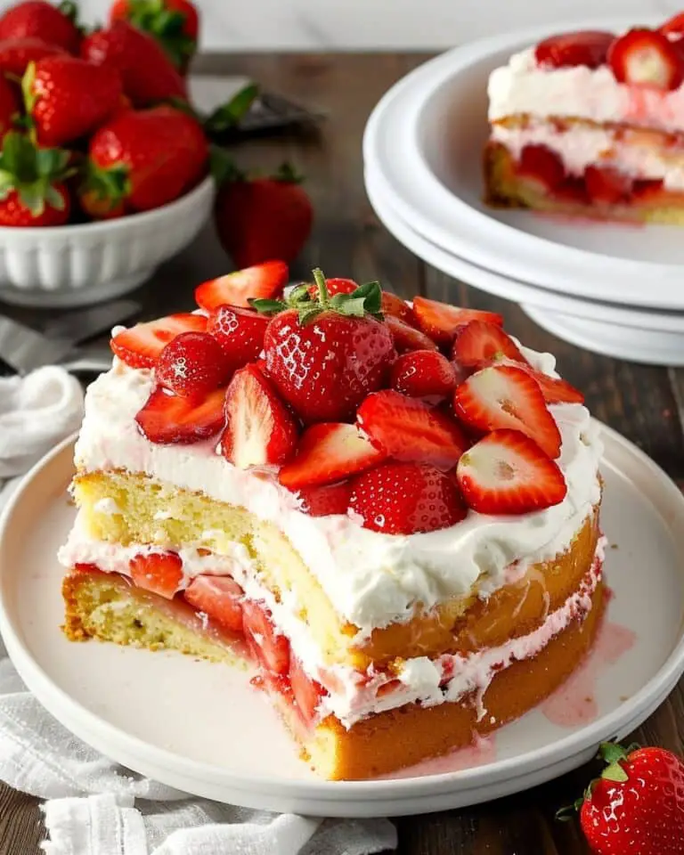 Strawberry Tres Leches Cake