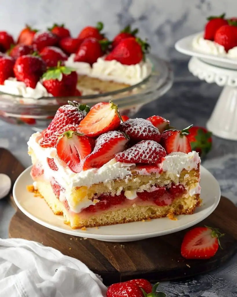 Strawberry Tres Leches Cake