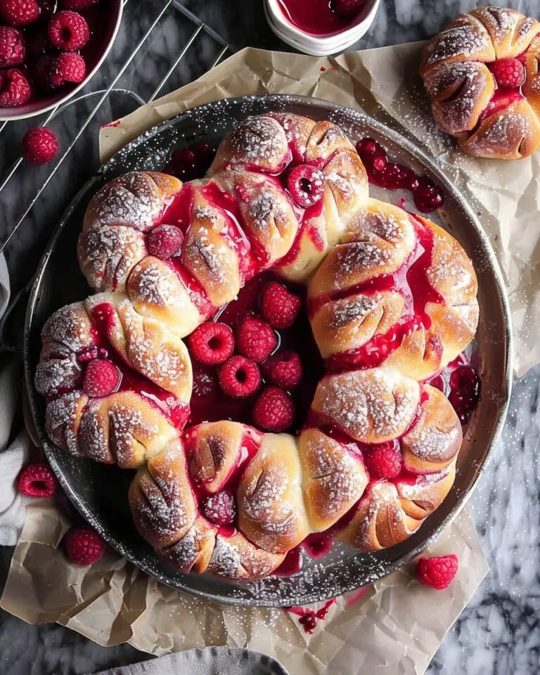 Sweet Raspberry Buns