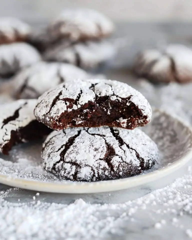 The Best Chocolate Crinkle Cookies Recipe