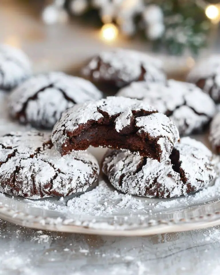 The Best Chocolate Crinkle Cookies Recipe