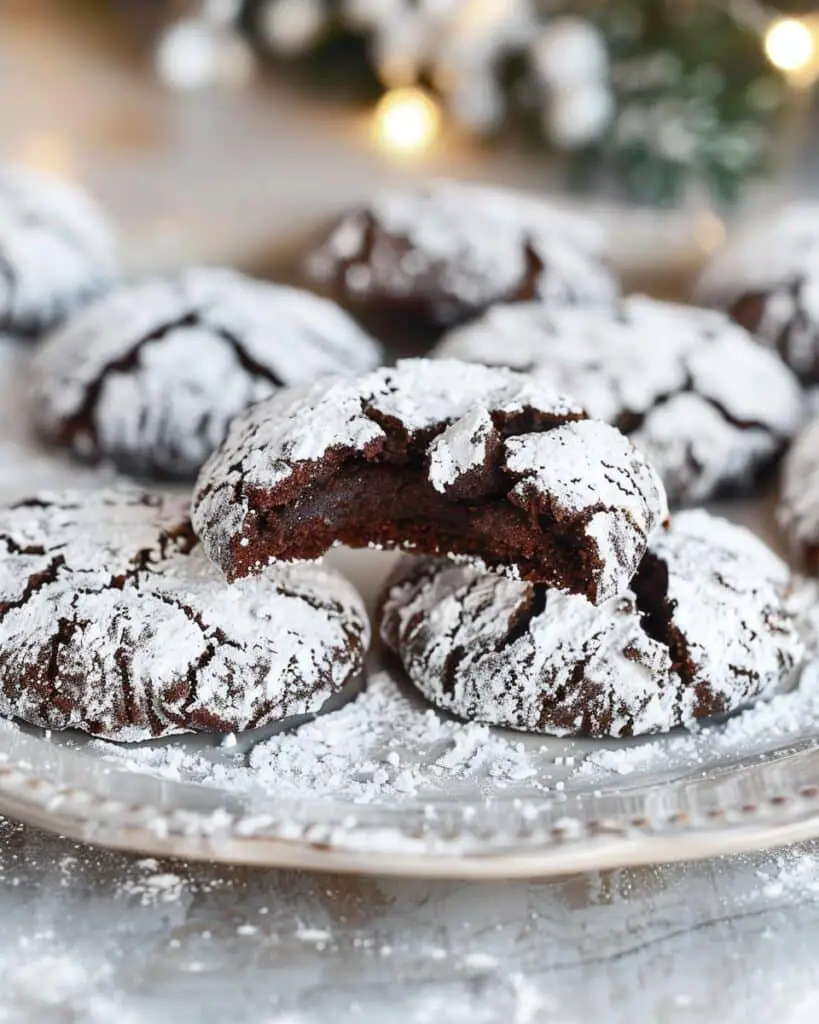 The Best Chocolate Crinkle Cookies Recipe