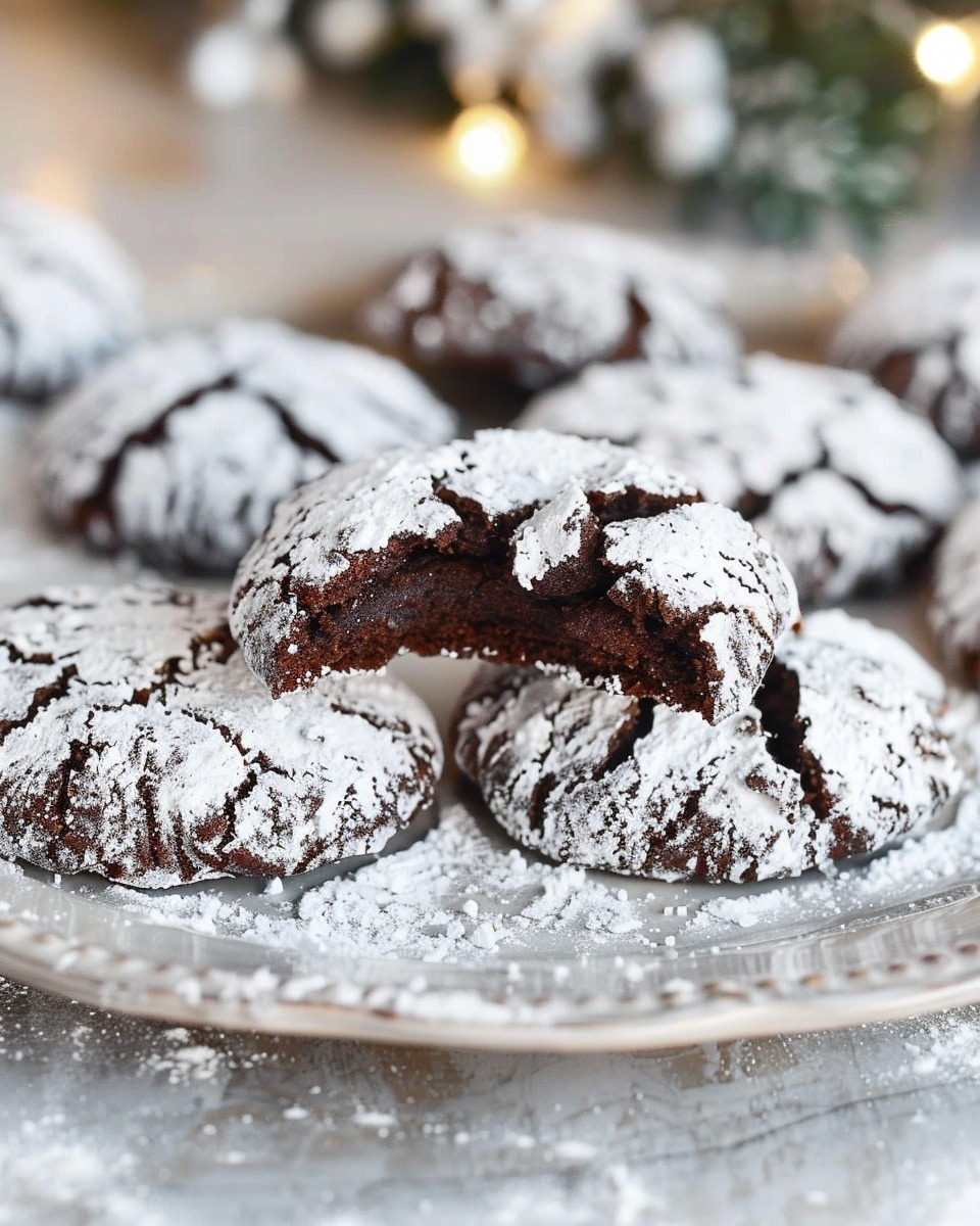 The Best Chocolate Crinkle Cookies Recipe