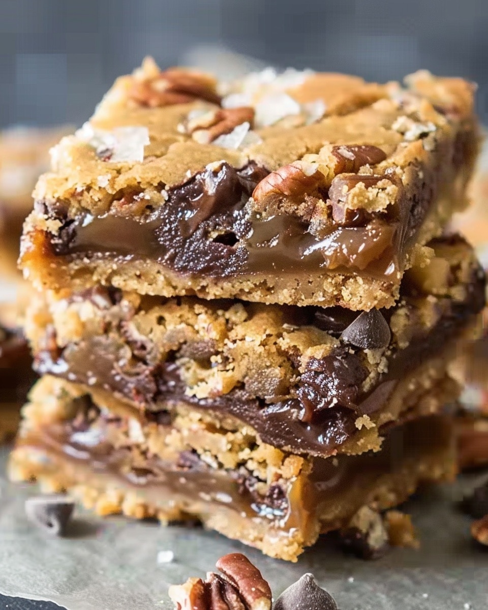 Turtle Cookie Bars