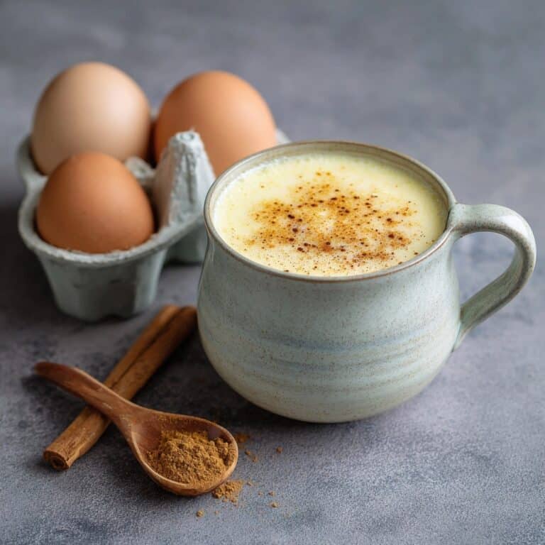 Warm Cinnamon Custard Dessert