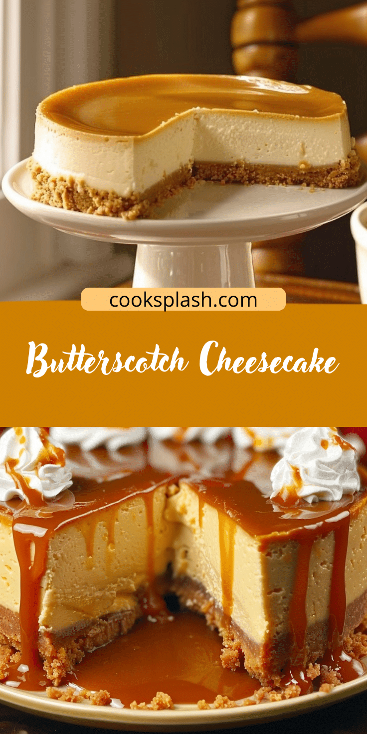 Butterscotch Cheesecake | Cook Splash