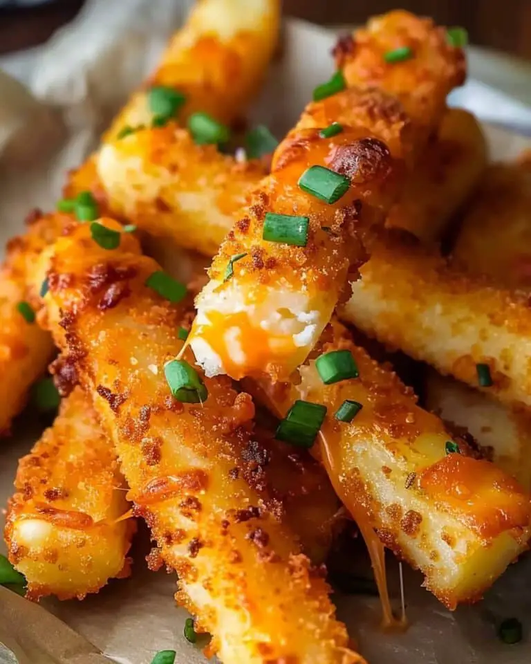 Crispy Potato Cheese Sticks