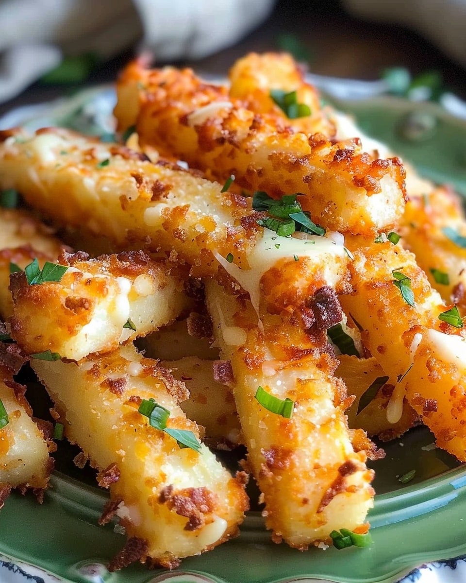 Crispy Potato Cheese Sticks