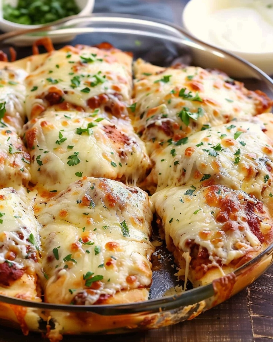 Garlic Bread Meatball Bombs