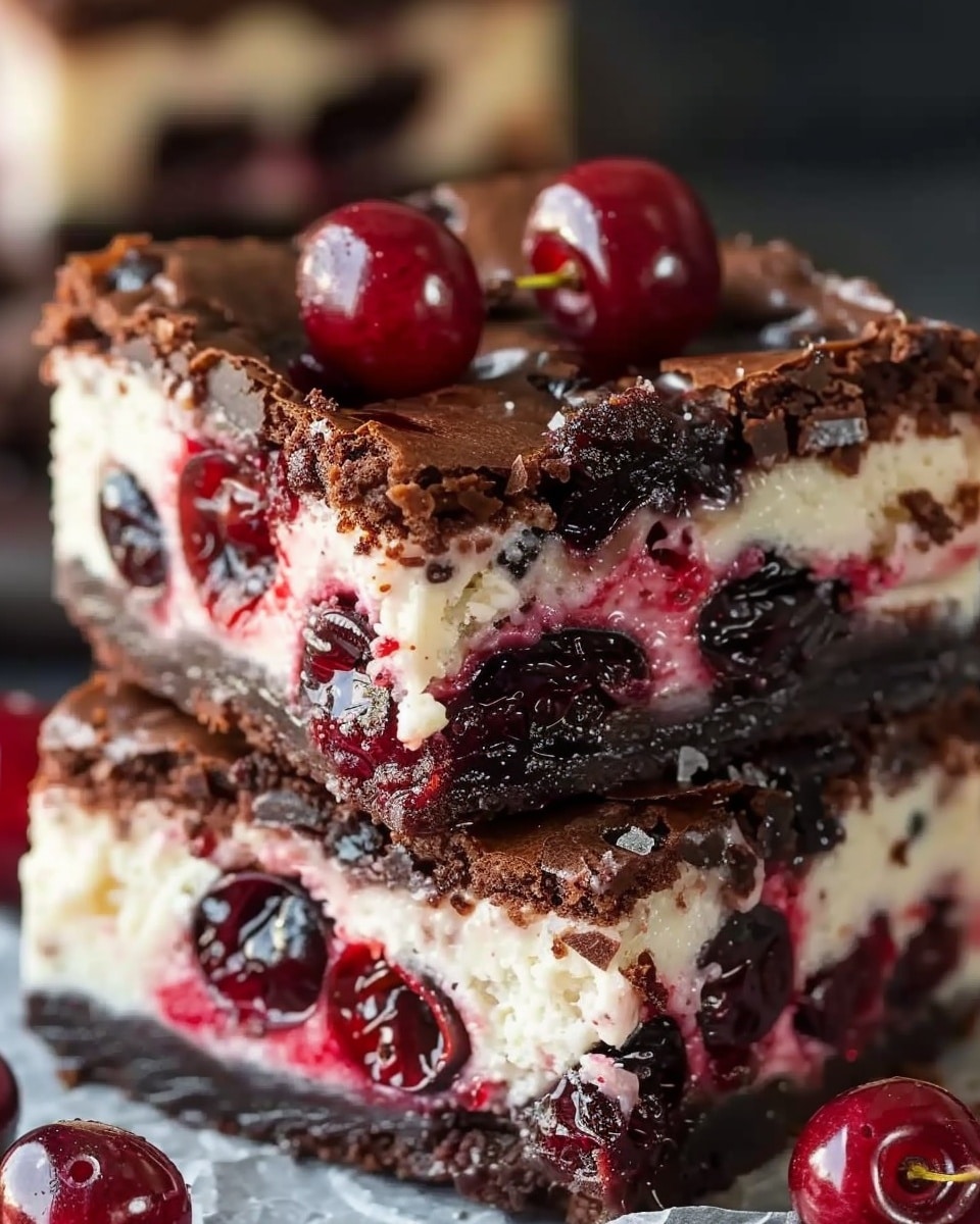 Cherry Cheesecake Brownies