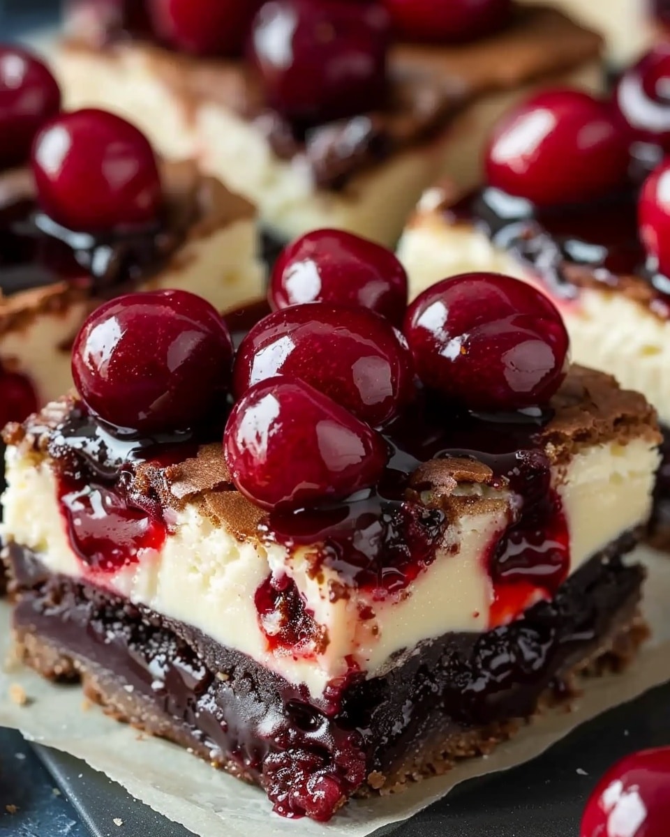Cherry Cheesecake Brownies