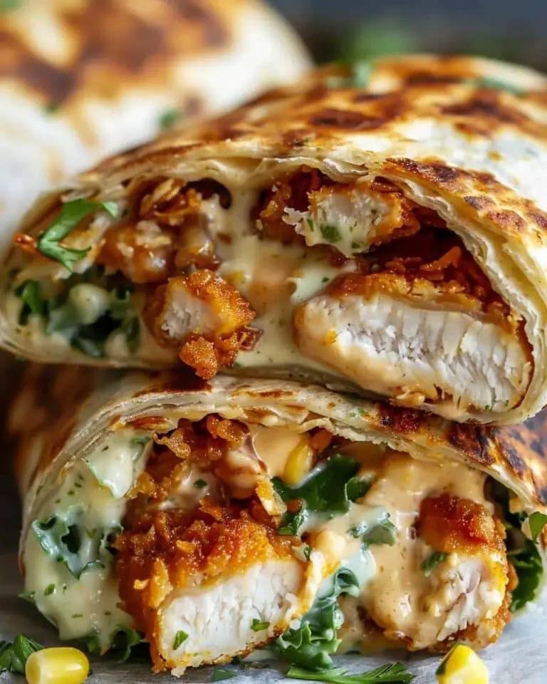 Chicken Crunch Wrap (Crispy & Cheesy)
