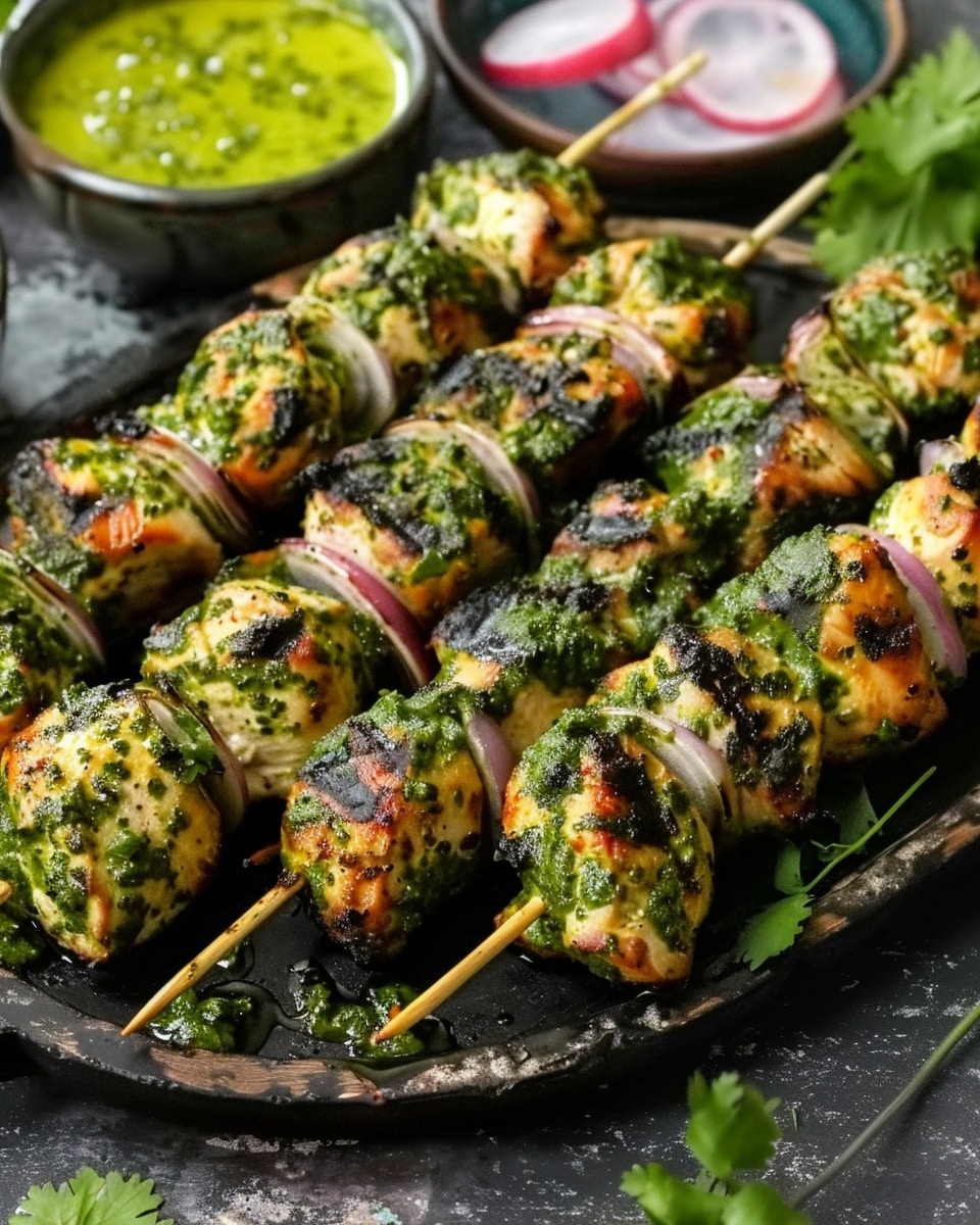 Chicken Hariyali Kebab (Fresh & Herby)