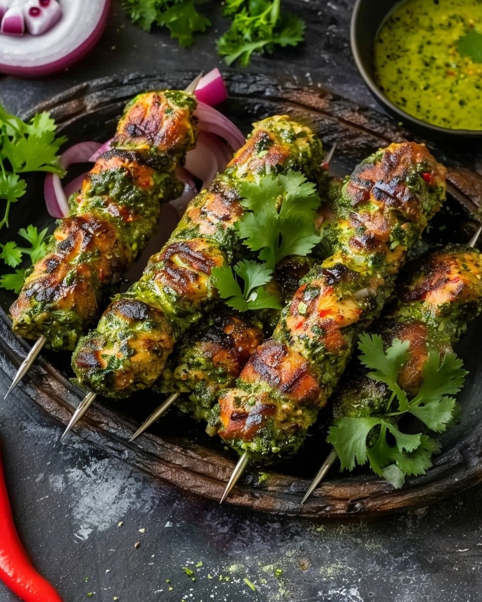 Chicken Hariyali Kebab (Fresh & Herby)