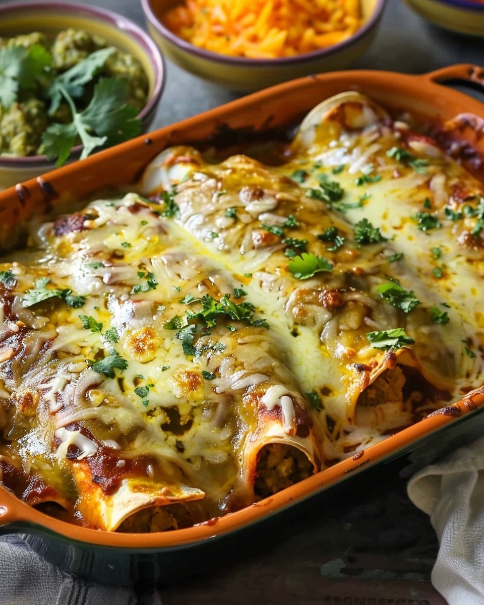 Chile Relleno Enchiladas