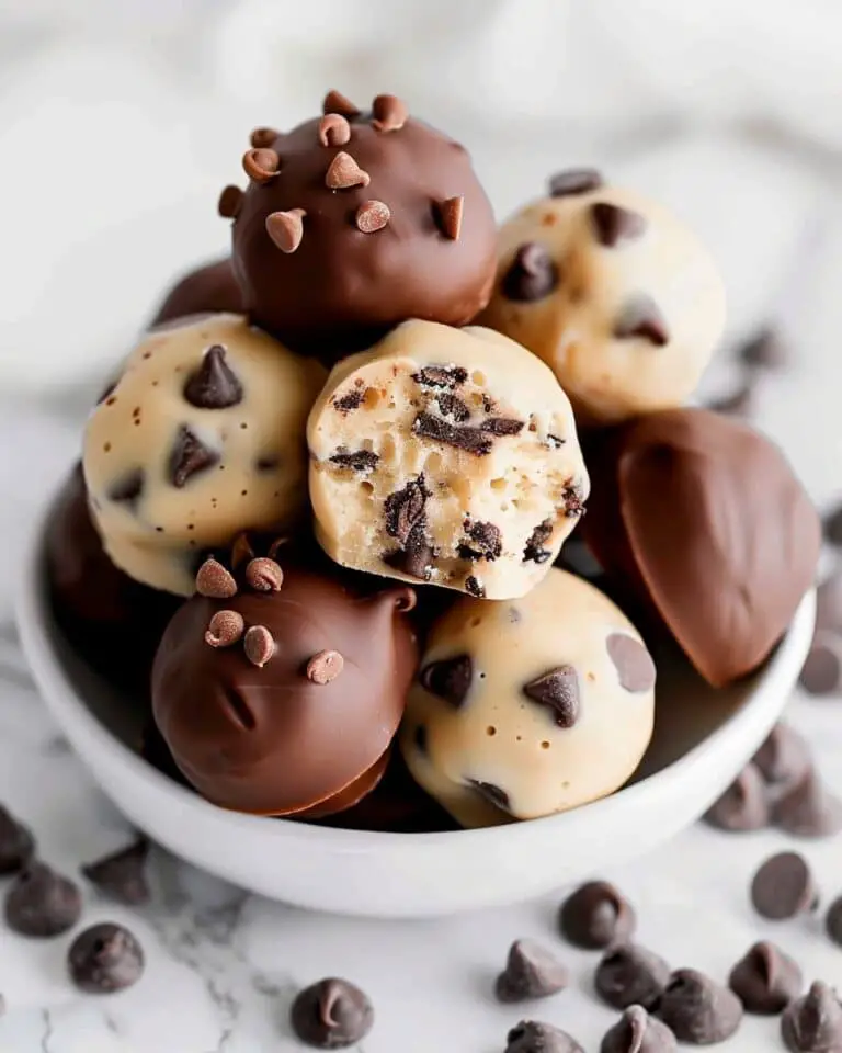 Chocolate Chip Cookie Dough Truffles
