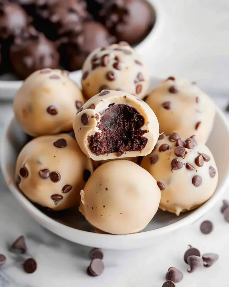 Chocolate Chip Cookie Dough Truffles
