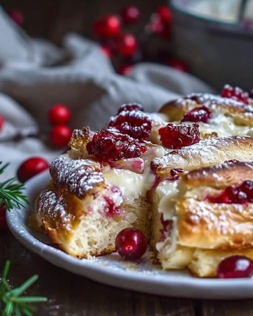 Cranberry Brie Sourdough Pull-Apart Bread Recipe