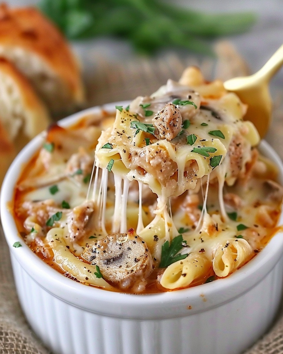 Creamy Alfredo Lasagna Soup Recipe