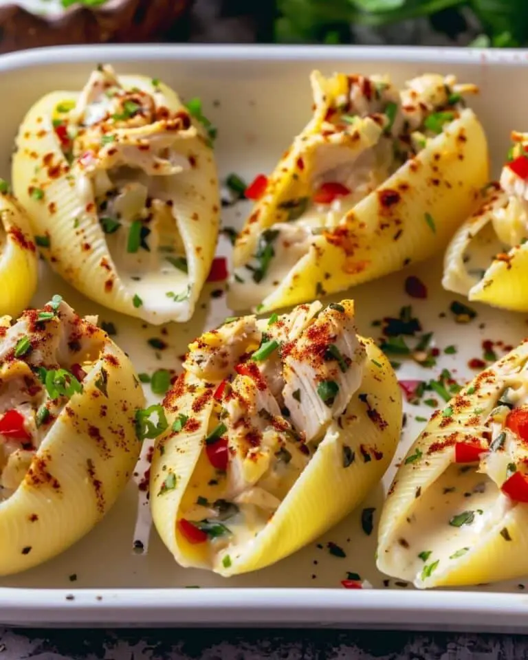 Creamy Cajun Chicken Stuffed Shells