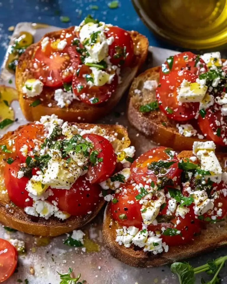 Cretan Dakos Salad (Greek Tomato & Feta Toast)